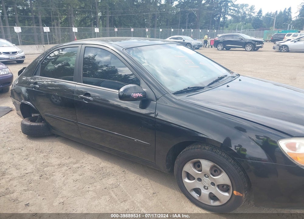 2008 KIA SPECTRA EX VIN: KNAFE121885543292