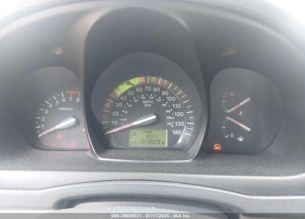 2008 KIA SPECTRA EX VIN: KNAFE121885543292