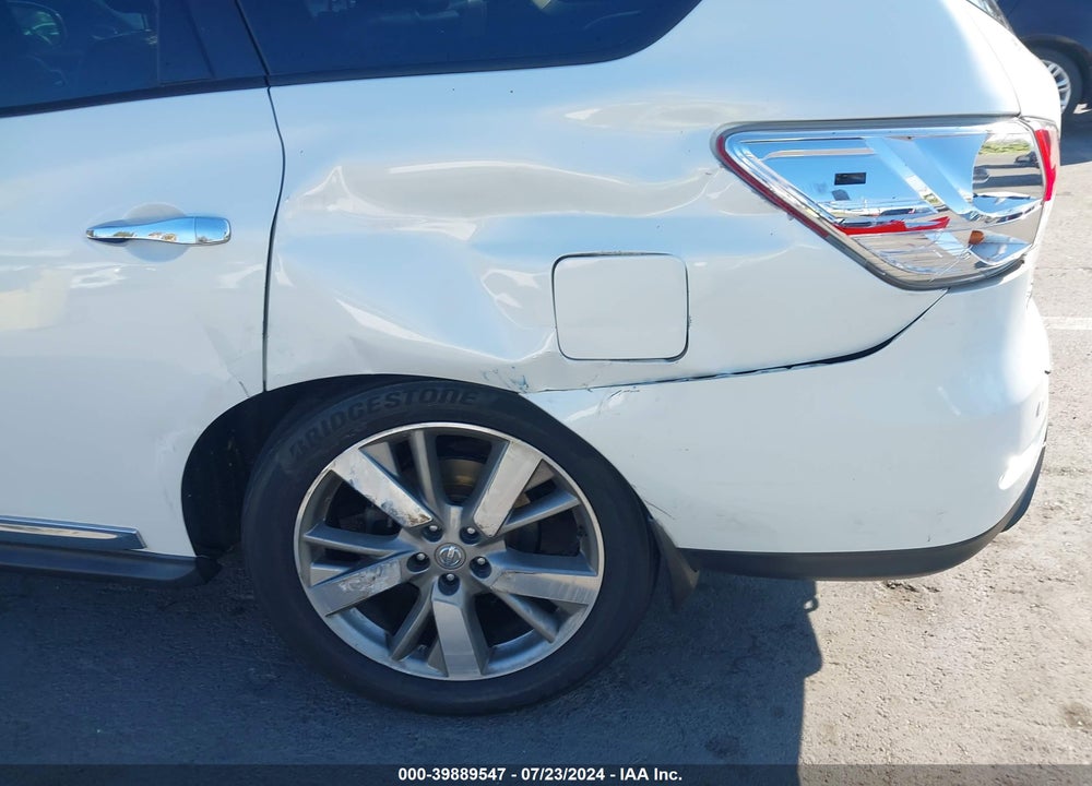 2014 NISSAN PATHFINDER PLATINUM VIN: 5N1AR2MM7EC631543