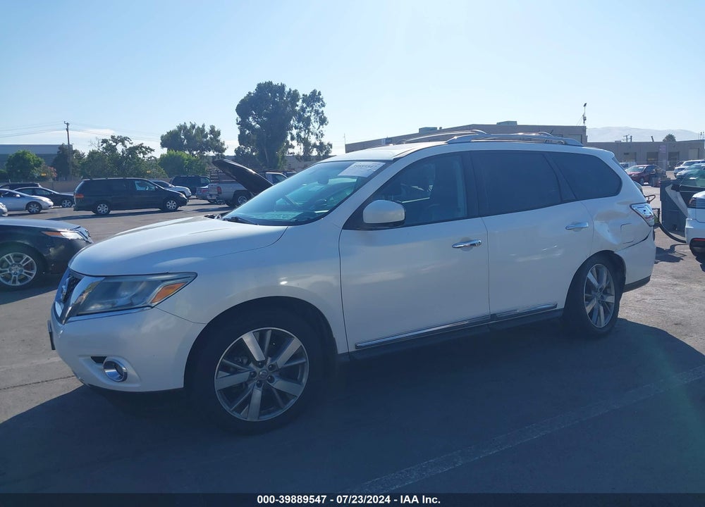 2014 NISSAN PATHFINDER PLATINUM VIN: 5N1AR2MM7EC631543