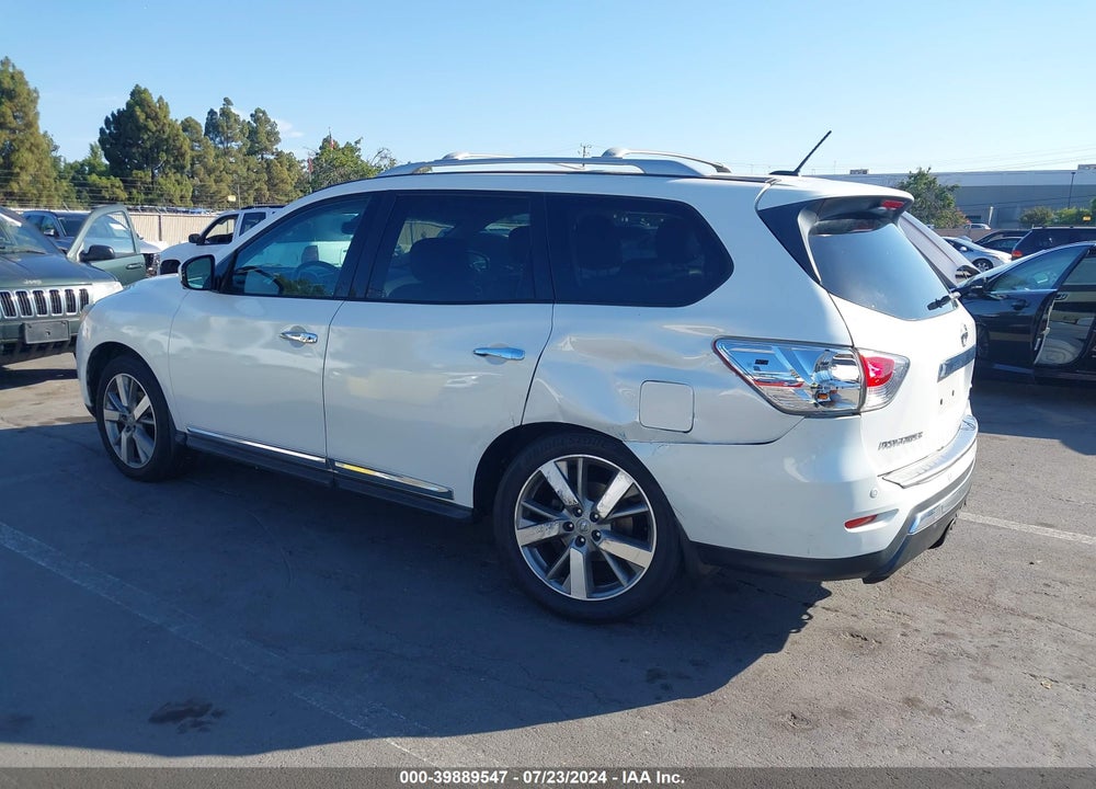 2014 NISSAN PATHFINDER PLATINUM VIN: 5N1AR2MM7EC631543