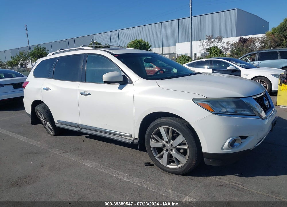 2014 NISSAN PATHFINDER PLATINUM VIN: 5N1AR2MM7EC631543