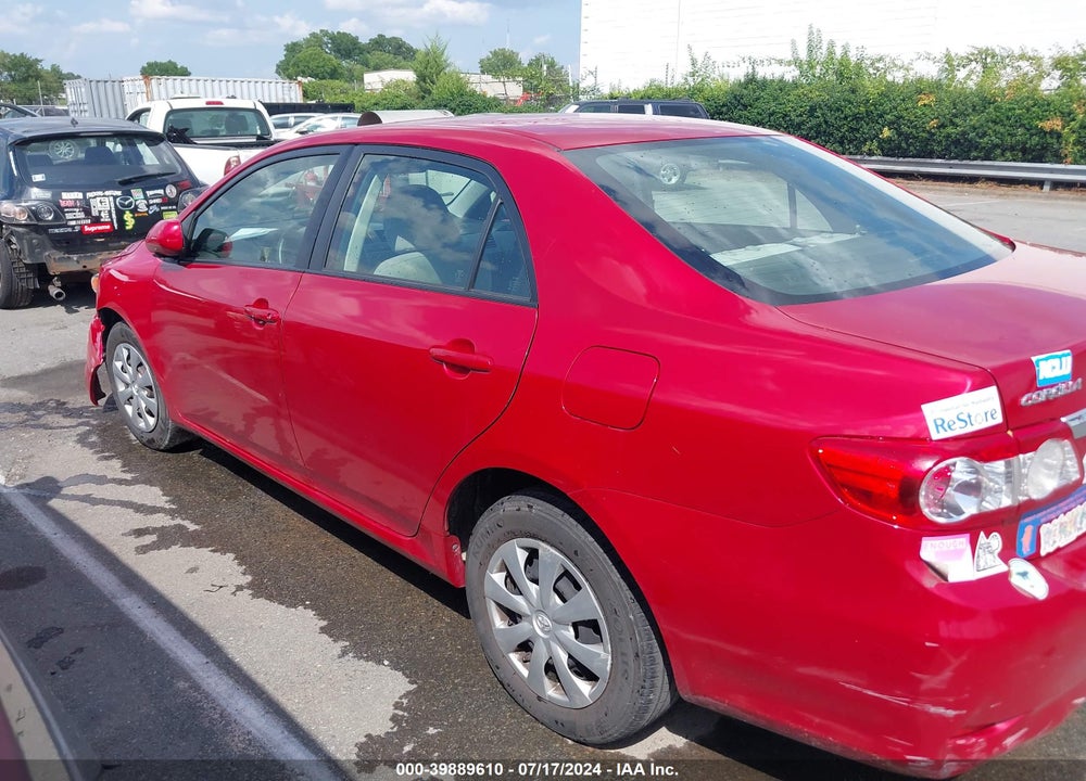 2011 TOYOTA COROLLA LE VIN: JTDBU4EE4B9155125