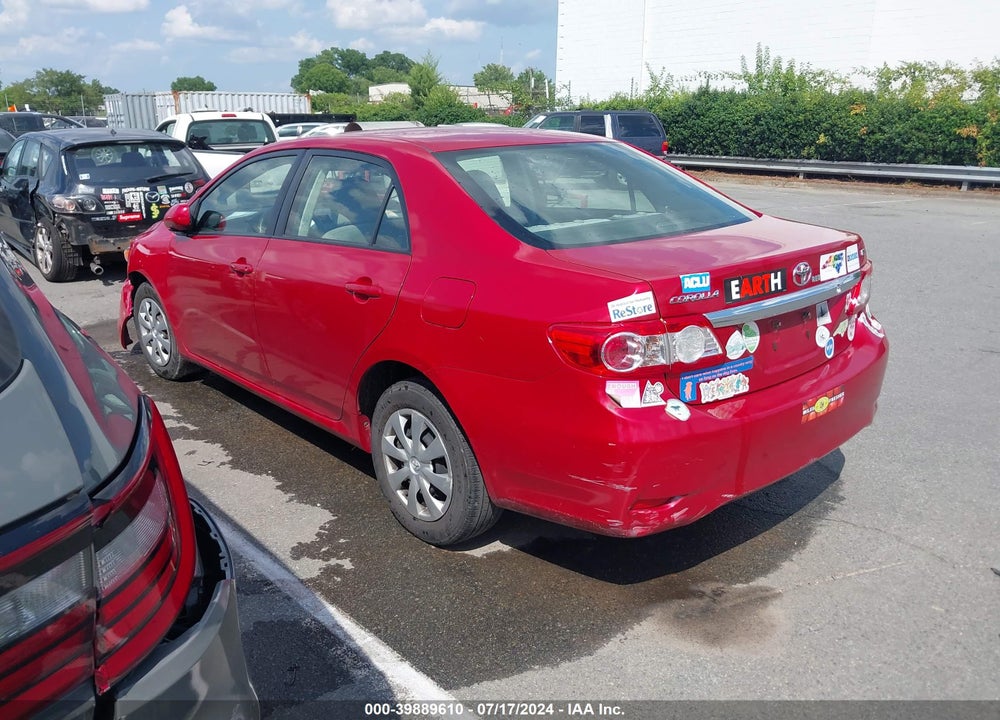 2011 TOYOTA COROLLA LE VIN: JTDBU4EE4B9155125