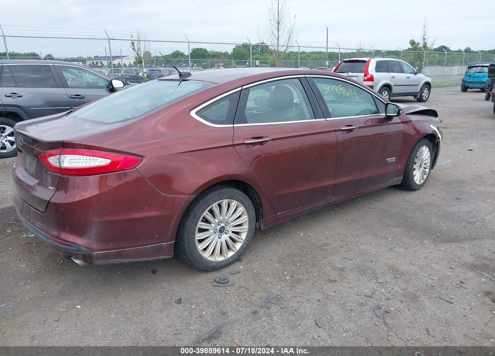 2016 FORD FUSION ENERGI SE LUXURY VIN: 3FA6P0PUXGR309571