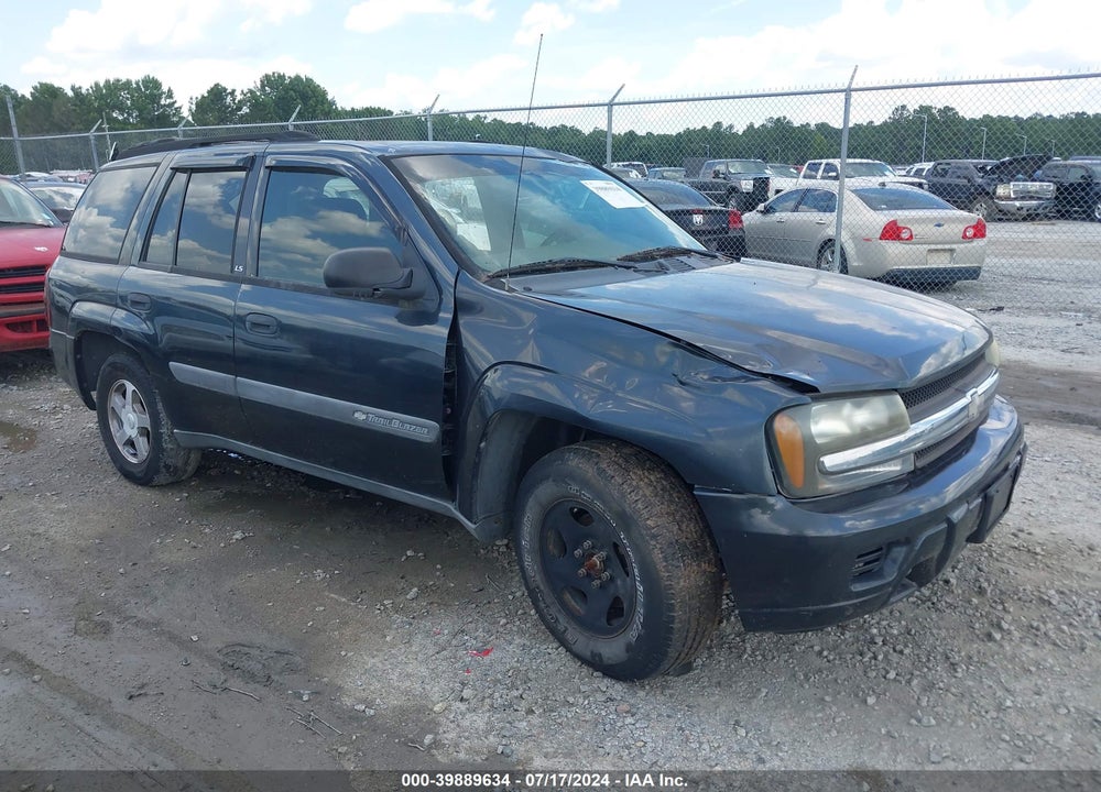 2004 CHEVROLET TRAILBLAZER LS VIN: 1GNDT13S742283560