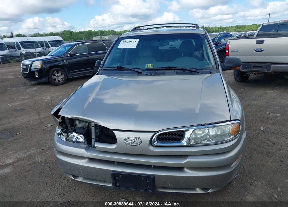 2002 OLDSMOBILE BRAVADA VIN: 1GHDT13S522108191