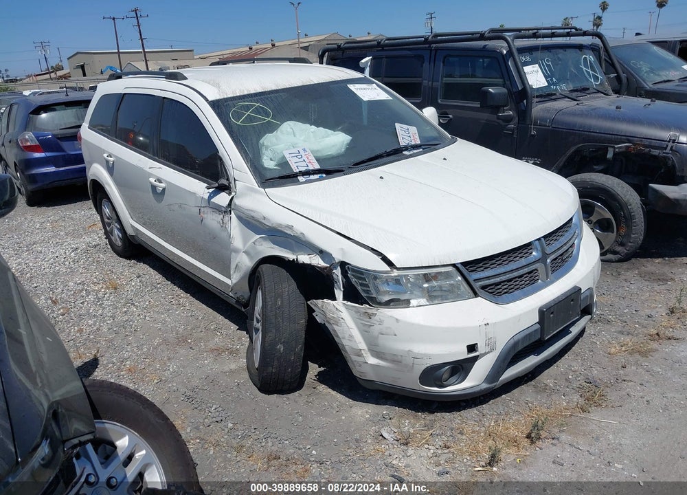 2015 DODGE JOURNEY SXT VIN: 3C4PDCBG5FT637251