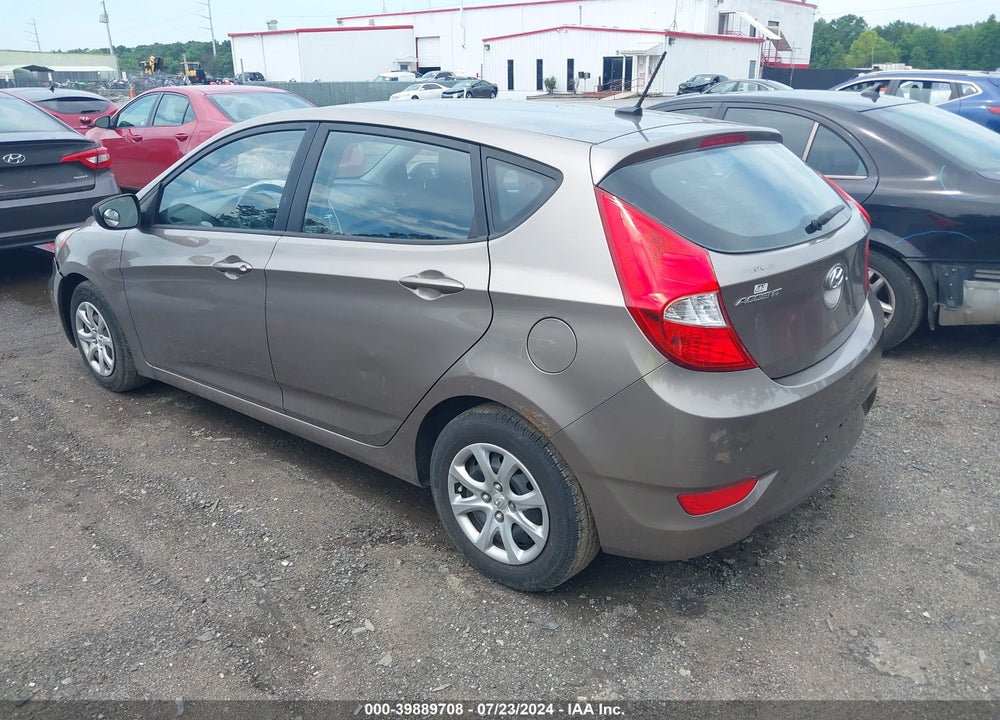 2012 HYUNDAI ACCENT GS VIN: KMHCT5AE5CU007854
