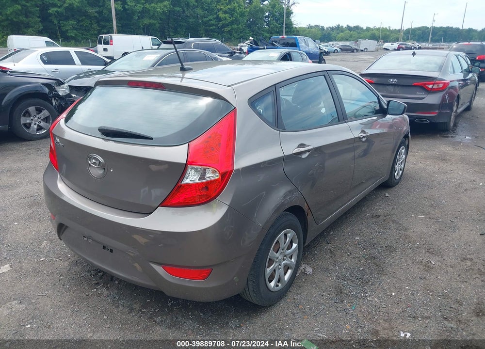 2012 HYUNDAI ACCENT GS VIN: KMHCT5AE5CU007854