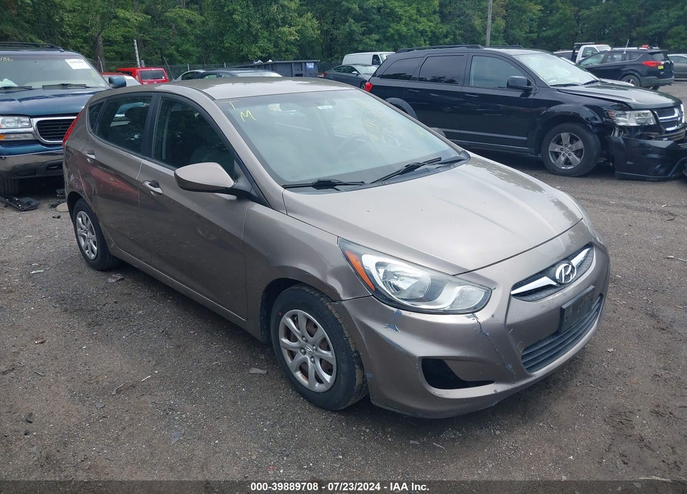 2012 HYUNDAI ACCENT GS VIN: KMHCT5AE5CU007854