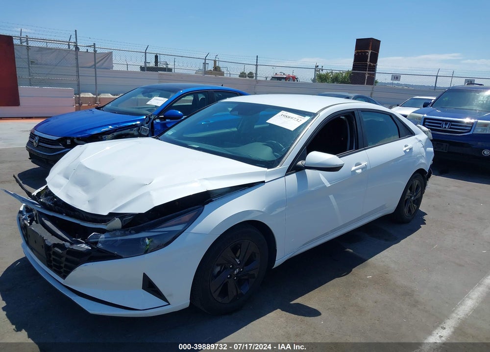 2021 HYUNDAI ELANTRA SEL VIN: 5NPLS4AG2MH030636