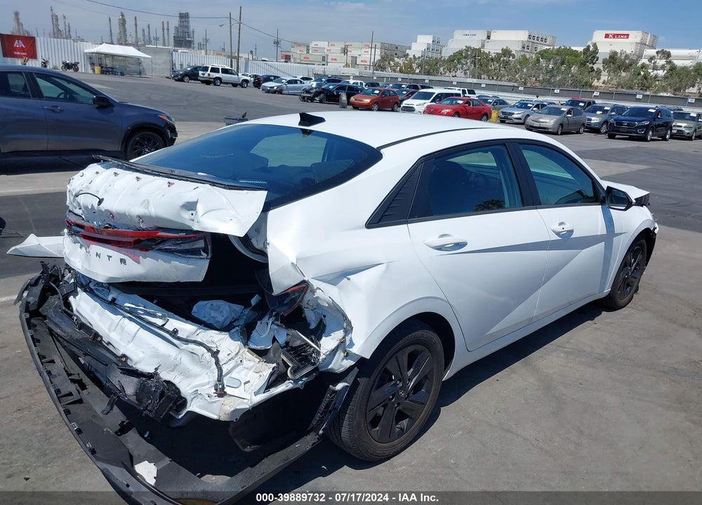 2021 HYUNDAI ELANTRA SEL VIN: 5NPLS4AG2MH030636