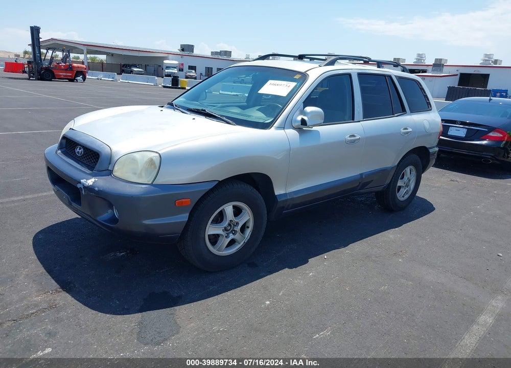 2004 HYUNDAI SANTA FE GLS VIN: KM8SC13D94U677157