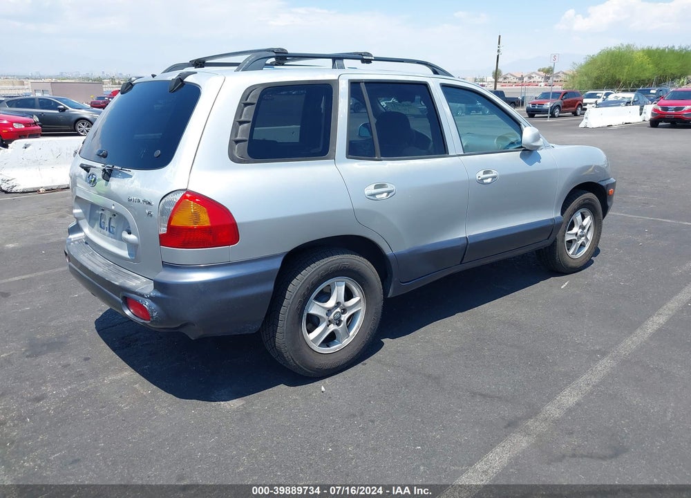 2004 HYUNDAI SANTA FE GLS VIN: KM8SC13D94U677157