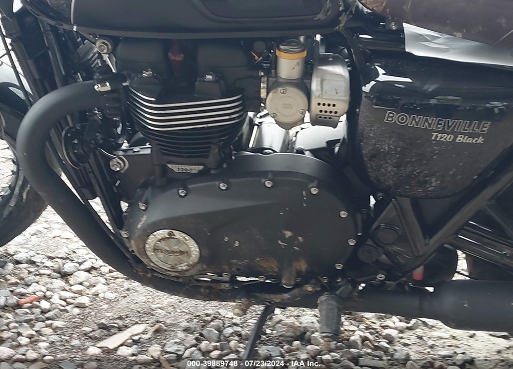 2023 TRIUMPH MOTORCYCLE BONNEVILLE T120/BLACK VIN: SMTD40HLXPTBL6055