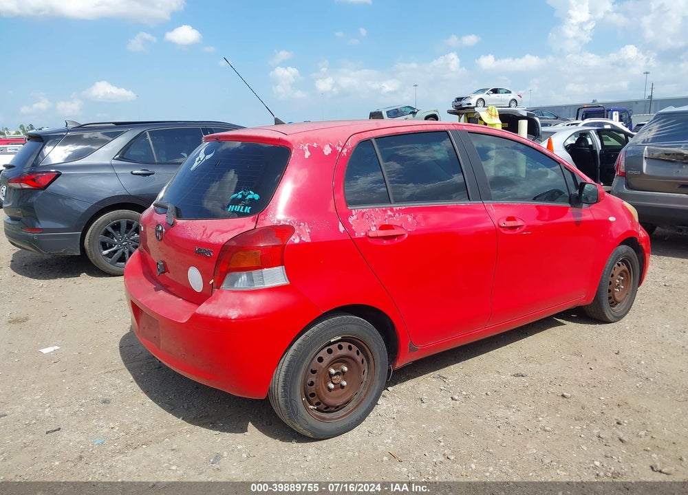2009 TOYOTA YARIS VIN: JTDKT903595248002