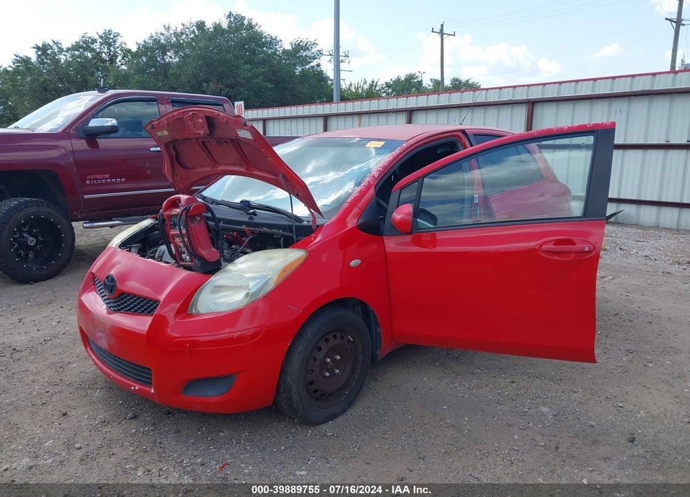 2009 TOYOTA YARIS VIN: JTDKT903595248002