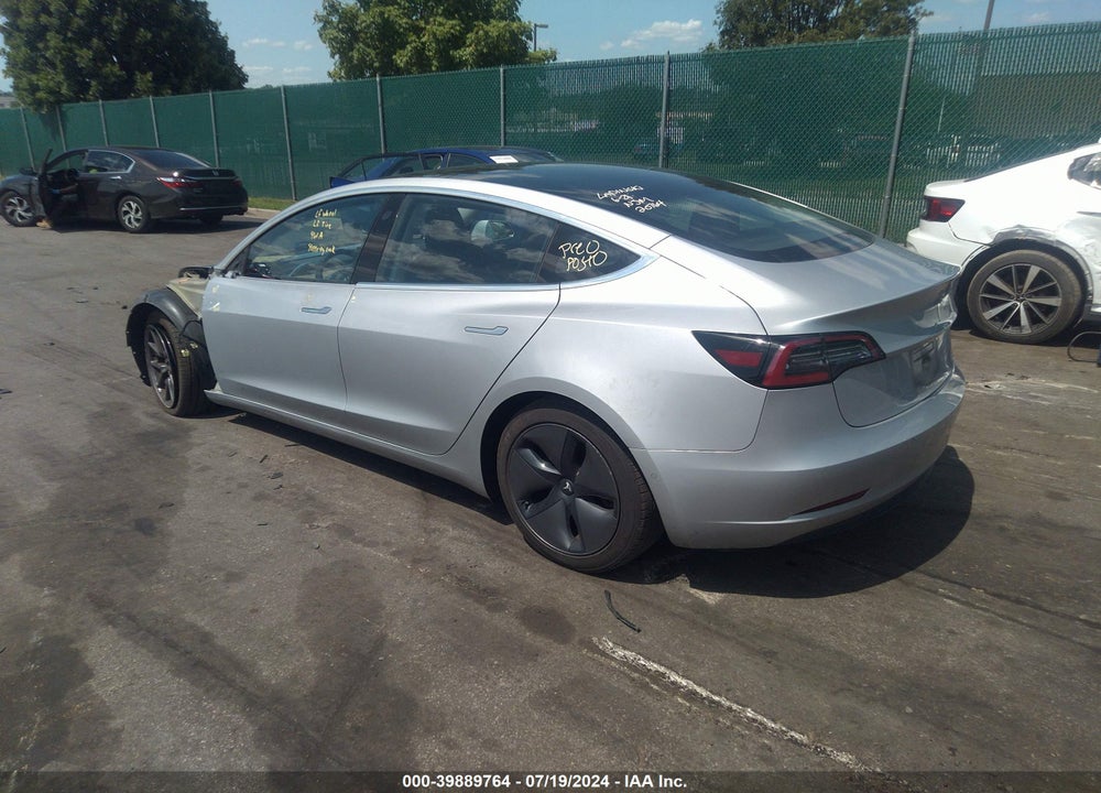 2018 TESLA MODEL 3 LONG RANGE/MID RANGE VIN: 5YJ3E1EA2JF089398
