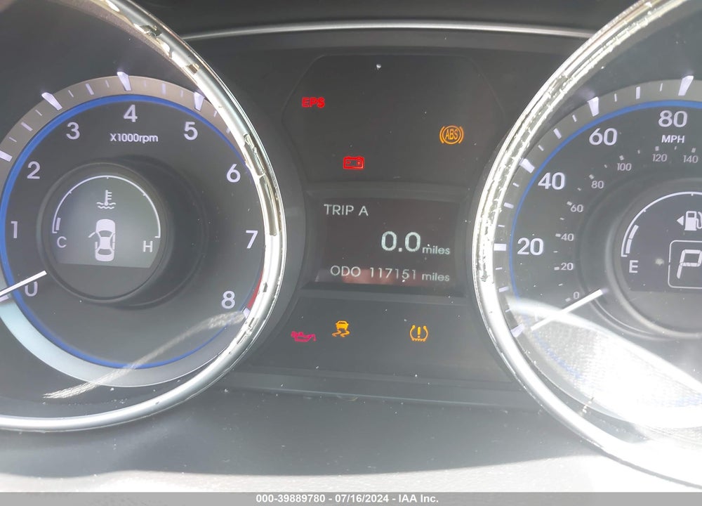 2011 HYUNDAI SONATA SE VIN: 5NPEC4AC7BH208475