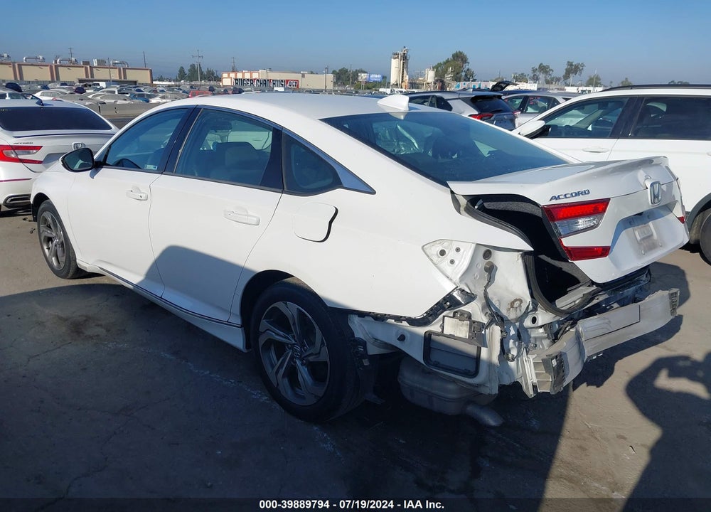2019 HONDA ACCORD EX VIN: 1HGCV1F49KA100515