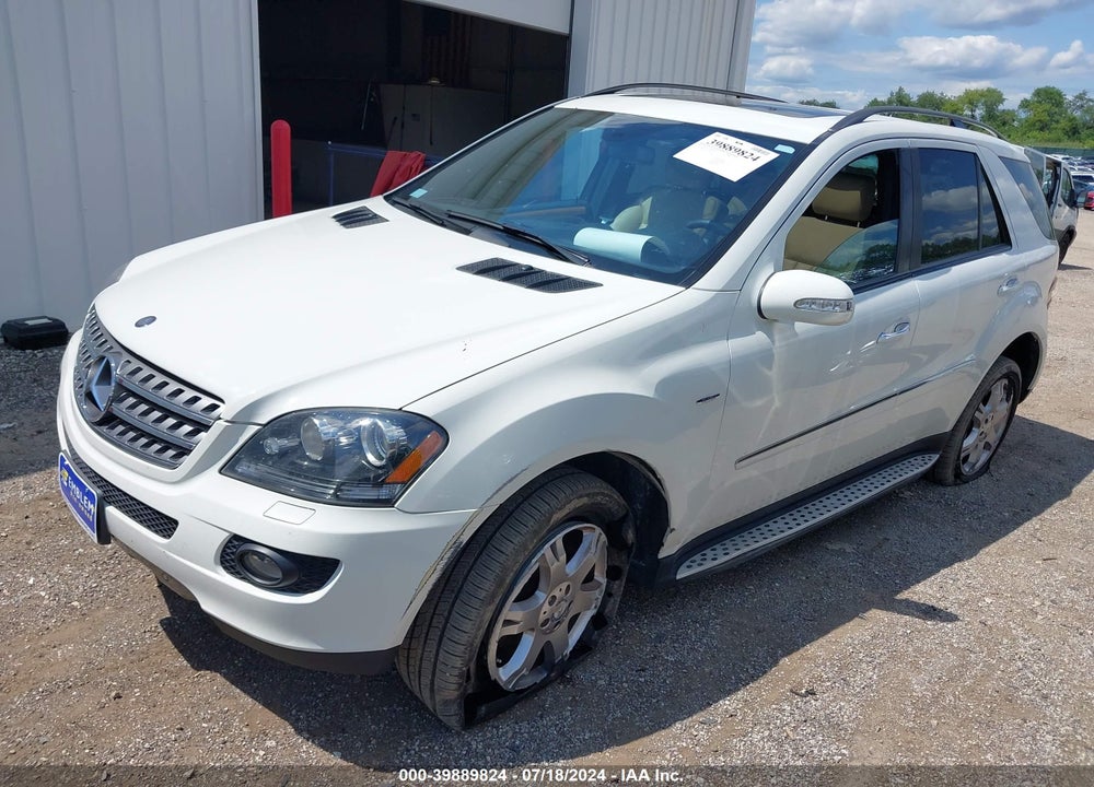 2008 MERCEDES-BENZ ML 350 4MATIC VIN: 4JGBB86E18A324581