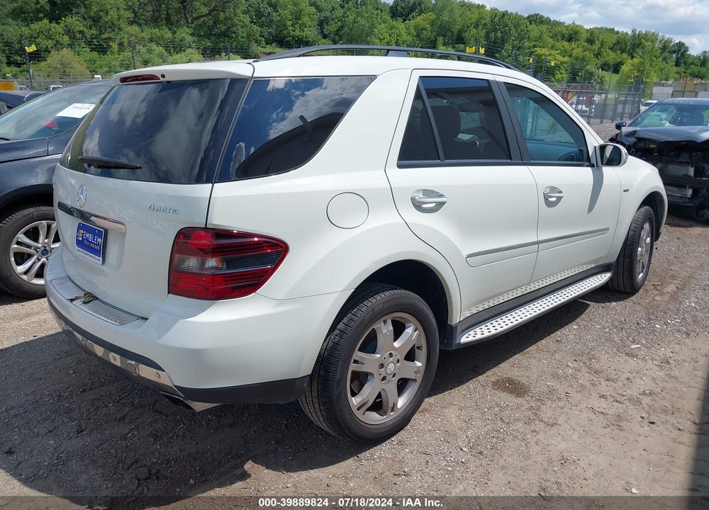 2008 MERCEDES-BENZ ML 350 4MATIC VIN: 4JGBB86E18A324581