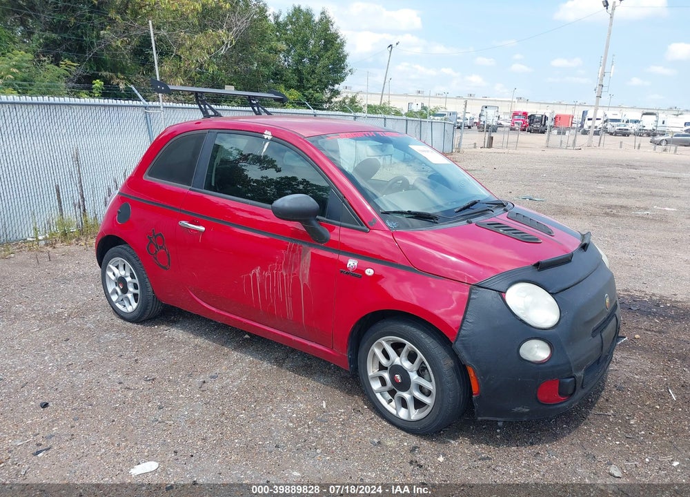 2012 FIAT 500 POP VIN: 3C3CFFARXCT125482