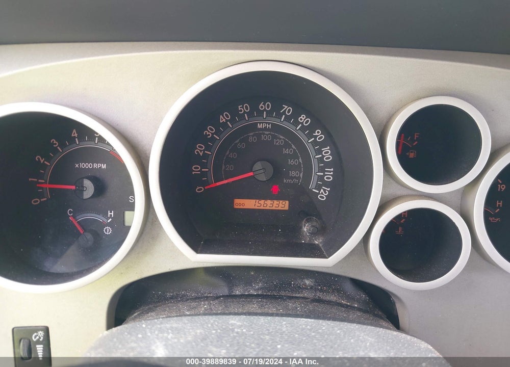 2007 TOYOTA TUNDRA SR5 5.7L V8 VIN: 5TBEV54137S461278