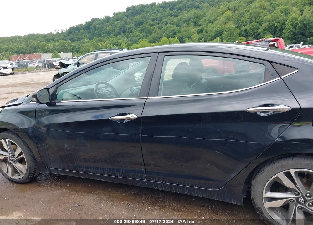 2014 HYUNDAI ELANTRA LIMITED VIN: 5NPDH4AE0EH535836