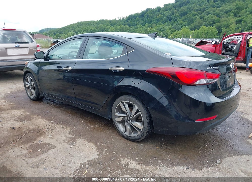 2014 HYUNDAI ELANTRA LIMITED VIN: 5NPDH4AE0EH535836