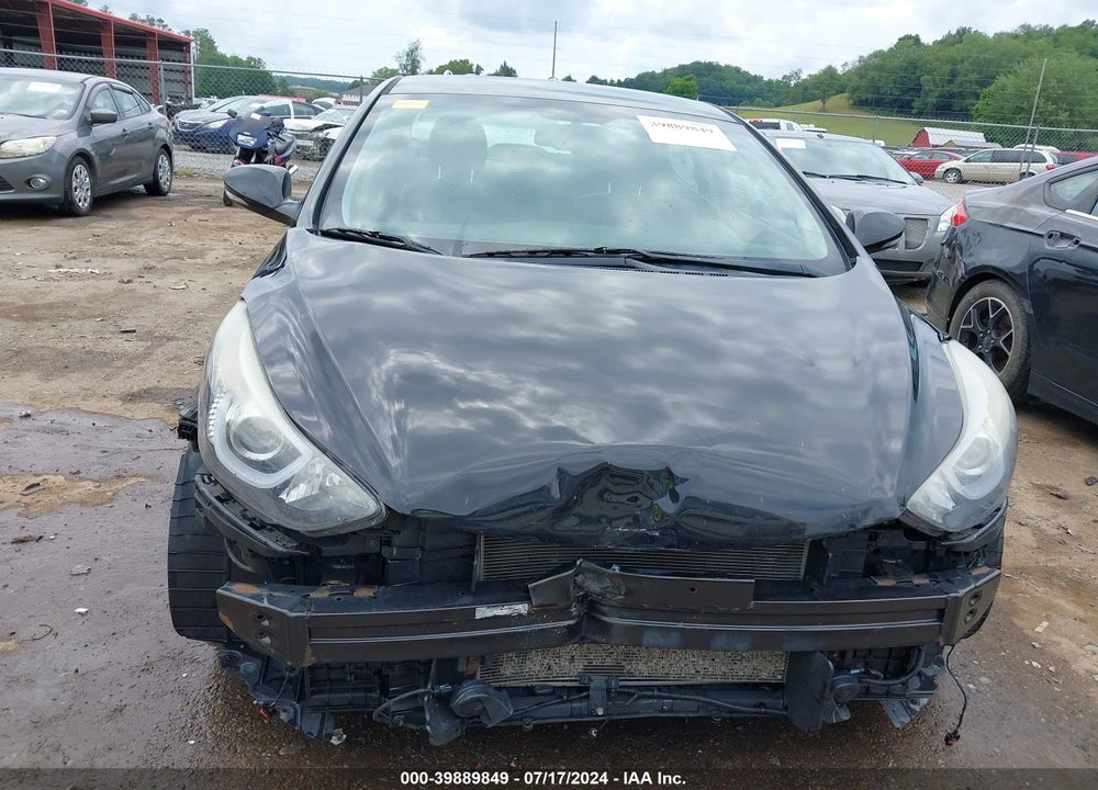 2014 HYUNDAI ELANTRA LIMITED VIN: 5NPDH4AE0EH535836