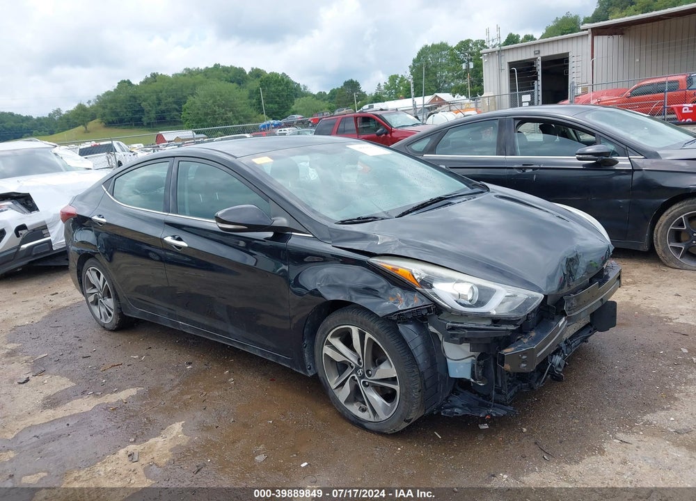 2014 HYUNDAI ELANTRA LIMITED VIN: 5NPDH4AE0EH535836