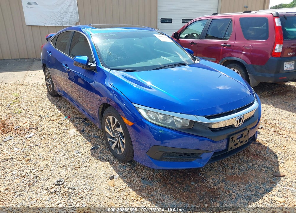 2018 HONDA CIVIC EX VIN: 2HGFC2F7XJH580499