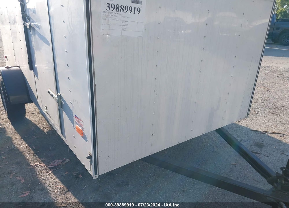 2023 CARSON ENCLOSED TRAILER VIN: 4HXBE121XPC230000