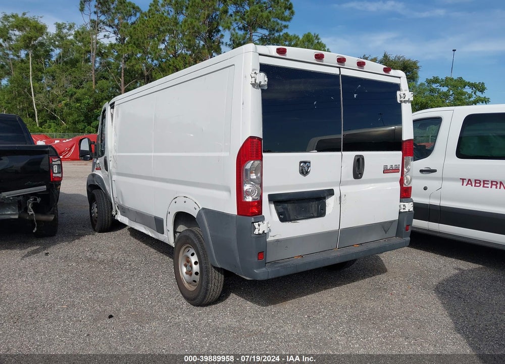 2016 RAM PROMASTER 1500 LOW ROOF VIN: 3C6TRVAG3GE121321