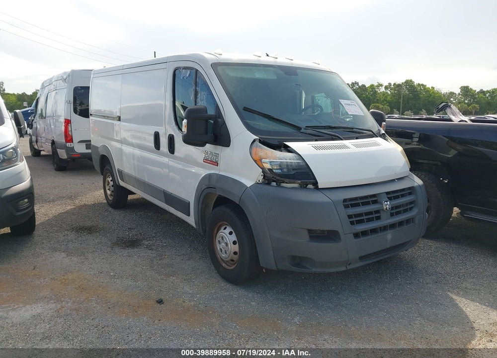 2016 RAM PROMASTER 1500 LOW ROOF VIN: 3C6TRVAG3GE121321