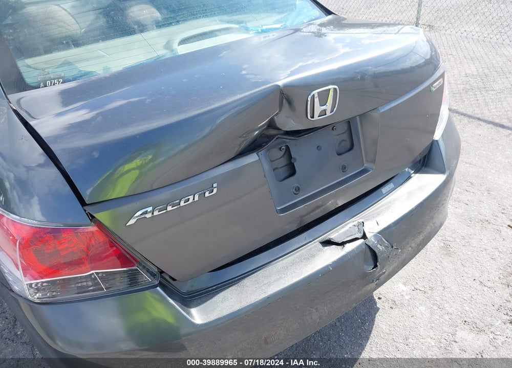 2009 HONDA ACCORD 2.4 EX VIN: 1HGCP26789A052672