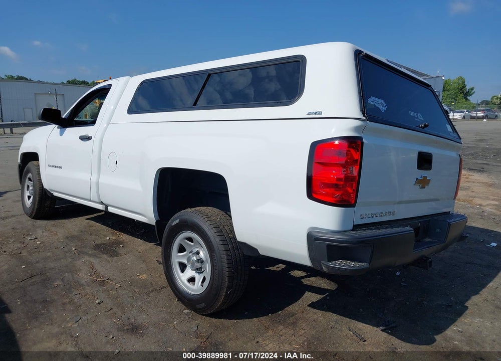 2017 CHEVROLET SILVERADO 1500 WT VIN: 1GCNCNEH1HZ331637