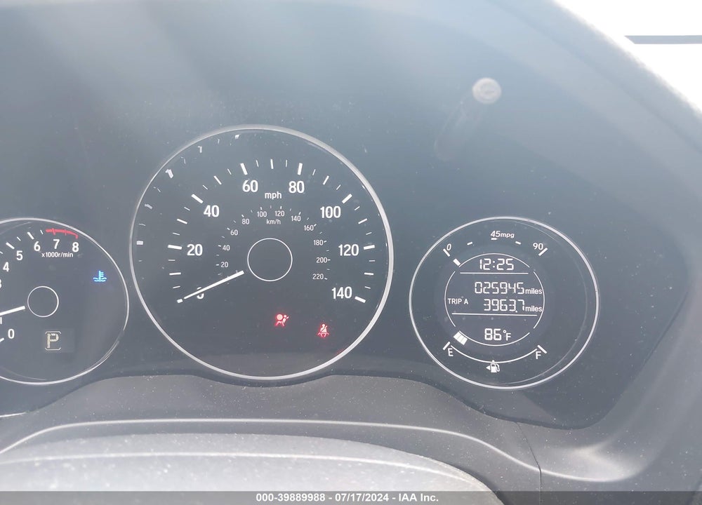 2018 HONDA HR-V EX VIN: 3CZRU6H50JG704026