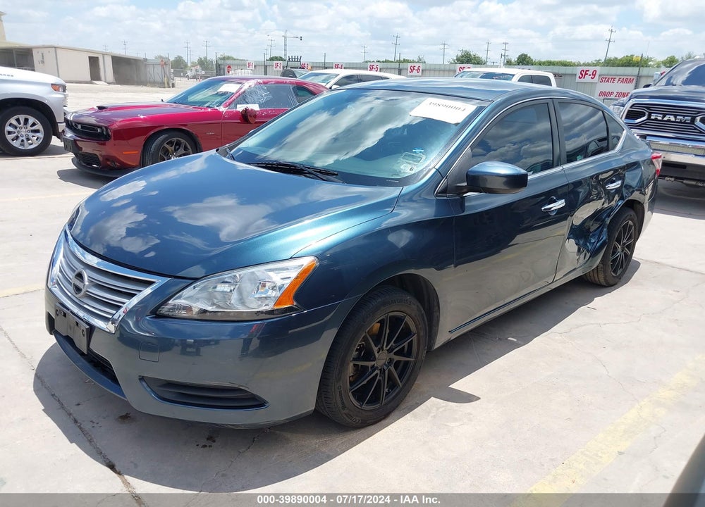 2014 NISSAN SENTRA S VIN: 3N1AB7AP2EY320889