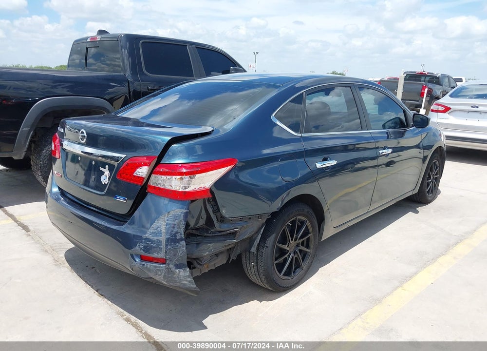 2014 NISSAN SENTRA S VIN: 3N1AB7AP2EY320889