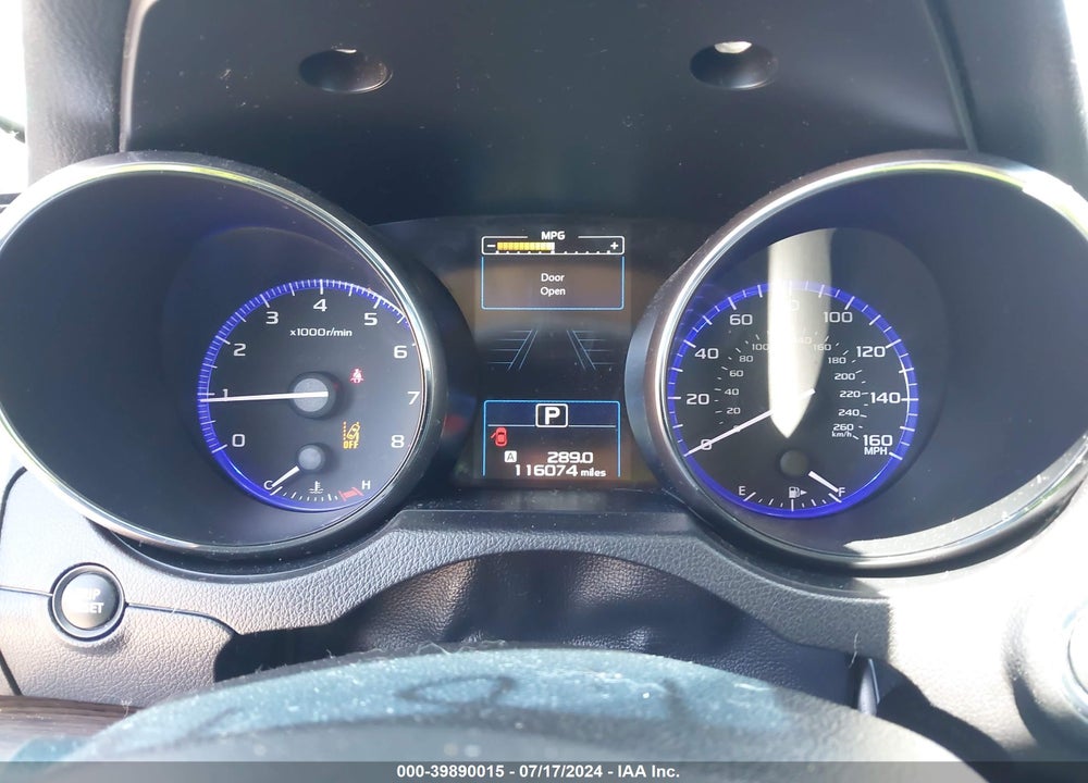 2017 SUBARU OUTBACK 3.6R TOURING VIN: 4S4BSETC4H3214307