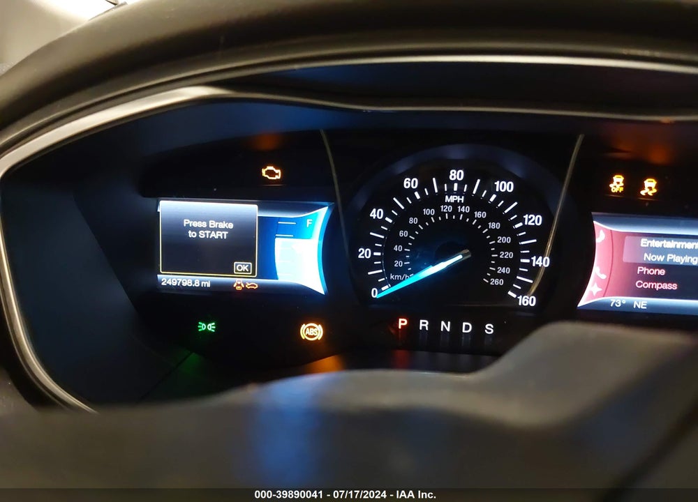 2013 FORD FUSION TITANIUM VIN: 3FA6P0K93DR331152
