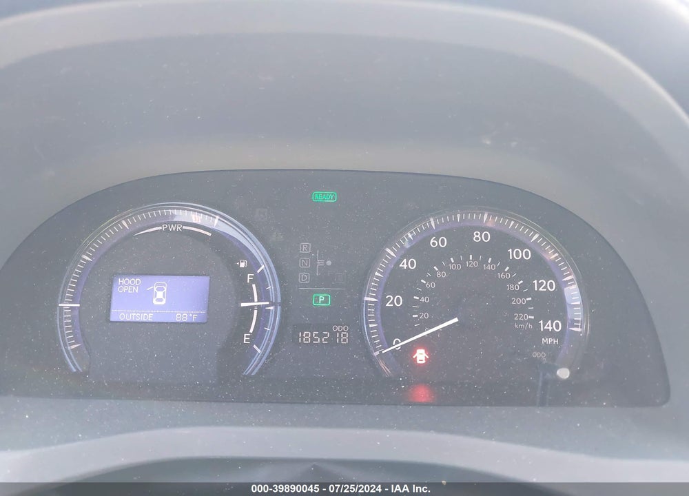 2010 LEXUS HS 250H VIN: JTHBB1BA5A2009800