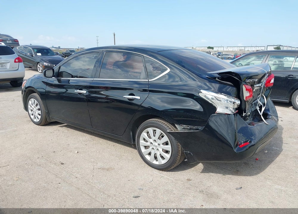 2015 NISSAN SENTRA S VIN: 3N1AB7AP5FY361759