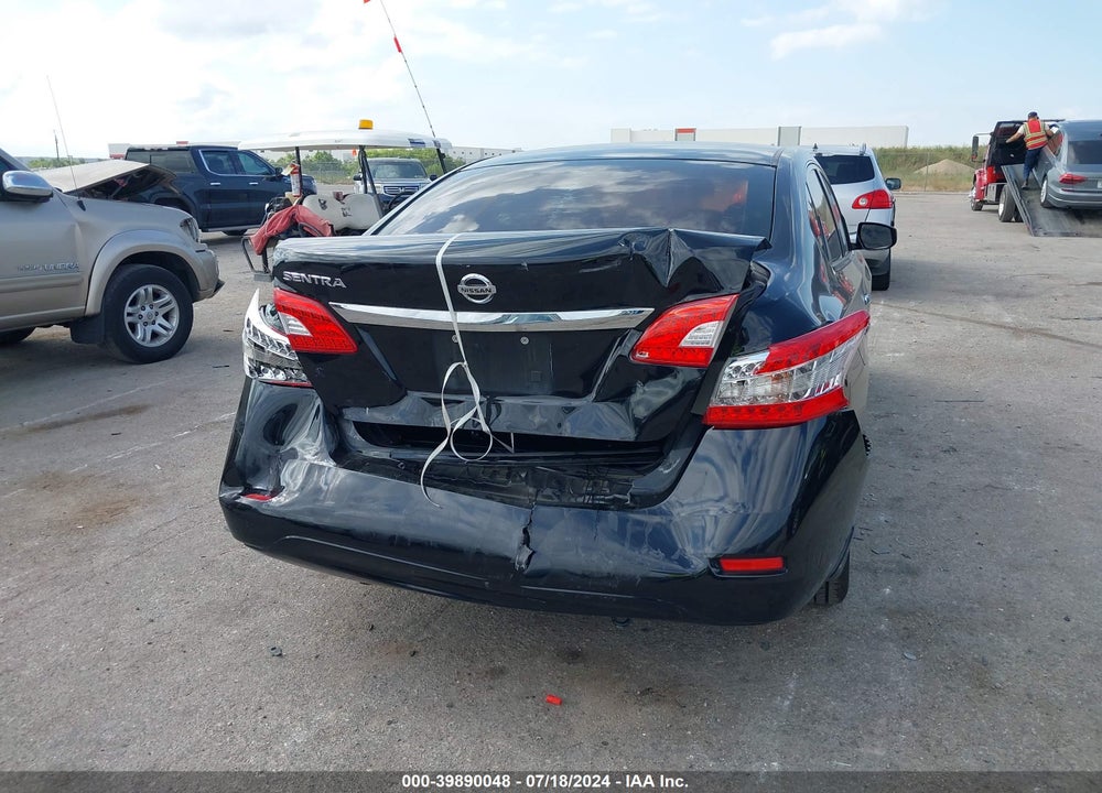 2015 NISSAN SENTRA S VIN: 3N1AB7AP5FY361759