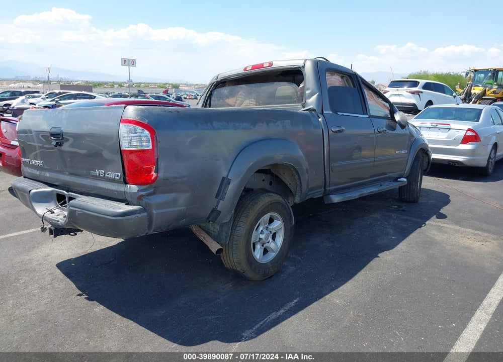 2006 TOYOTA TUNDRA DOUBLE CAB LIMITED VIN: 5TBDT48136S516879