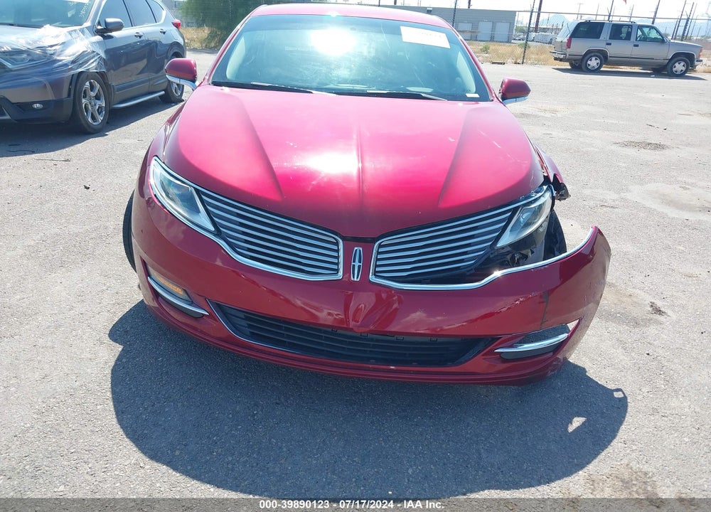 2014 LINCOLN MKZ HYBRID VIN: 3LN6L2LU4ER818376