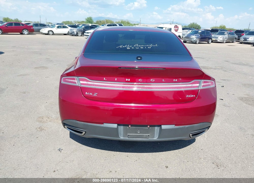 2014 LINCOLN MKZ HYBRID VIN: 3LN6L2LU4ER818376